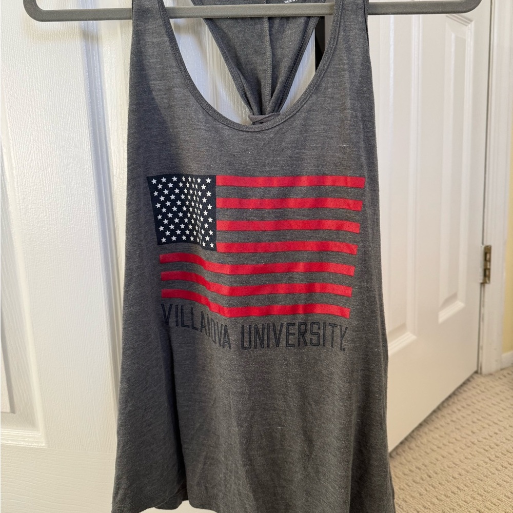 America Villanova Grey Racerback Tank